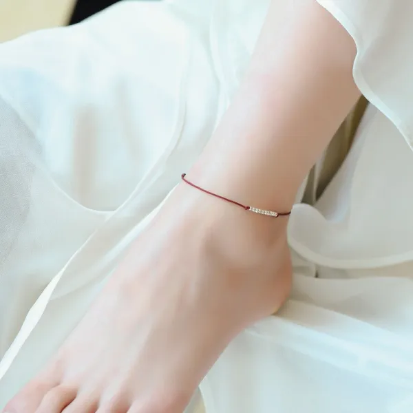 꽁뜨 여성 패션 발찌 순은 본명가는 감 발목끈 쥐띠 전운벽보조 극세사 롱핏
