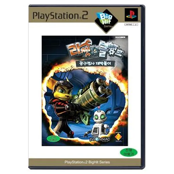 플레이스테이션 PS2 라쳇클랭크 대박몰이중고게임시디, 라쳇클랭크 대박몰이완품