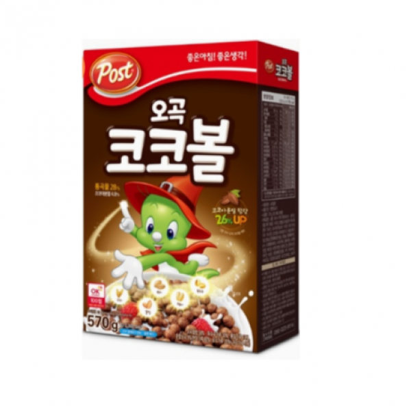 포스트 오곡 코코볼 시리얼, 570g, 2개