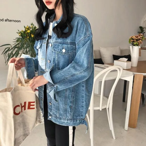 박시청자켓 데님자켓 루즈핏데님자켓 오버핏자켓 루즈