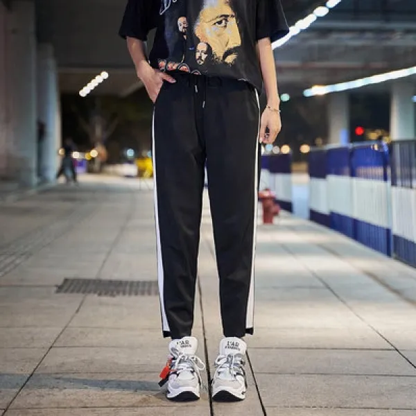 Kirahosi 봄 가을 여성 여자 조거 팬츠 예쁜 카고 바지 96 Aloym0