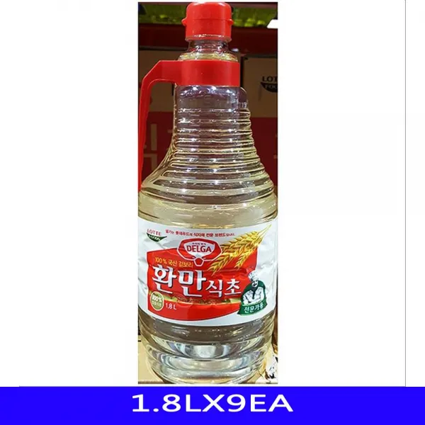 발효 겉보리 환만 식초 업소용 식자재 유동 1.8lx9ea 1