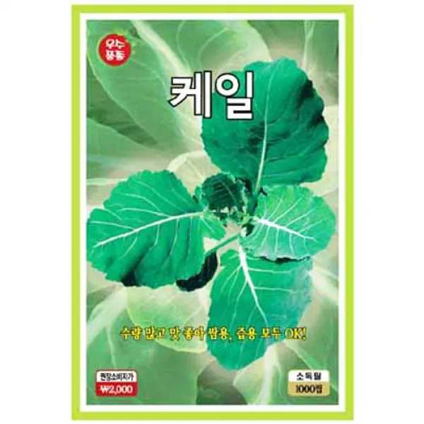 [농사넷]KS종묘 수량많고 맛좋아 쌈요 즙용 모두 OK! 케일 1000립