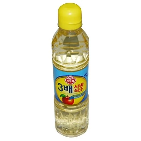 오뚜기 3배 사과식초 500ml 식품 > 장/소스 소스/드레싱/식초 식초/음용식초/미림 기타식초, 1