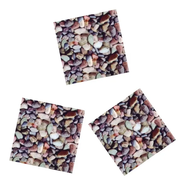 Zeyuan 3pcs PVA Hydrographics 필름 물 전송 하이드로 담그기 인쇄 0.5x2m 조약돌, 1개