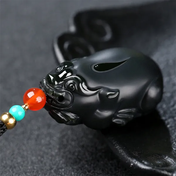 펜던트 발광 밭과 같다 청 옥패왕 용맹한군대 마네키 족제비를 전송함 피구옥석 커플 호신부 1822673972