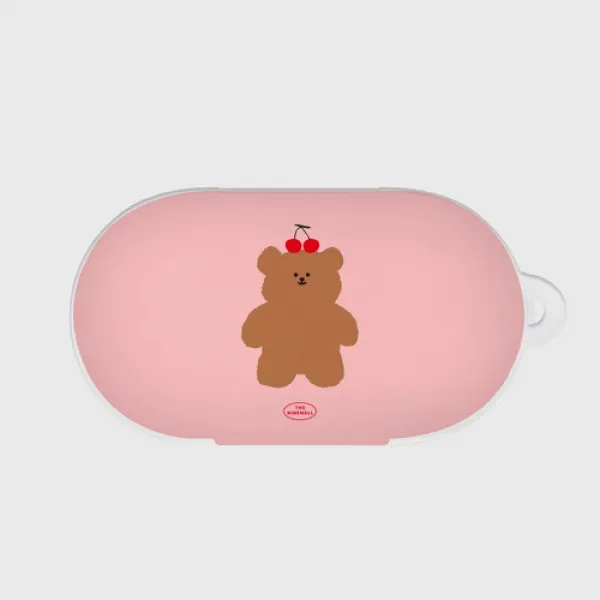 [바보사랑] cherry slow bear 갤럭시 버즈케이스