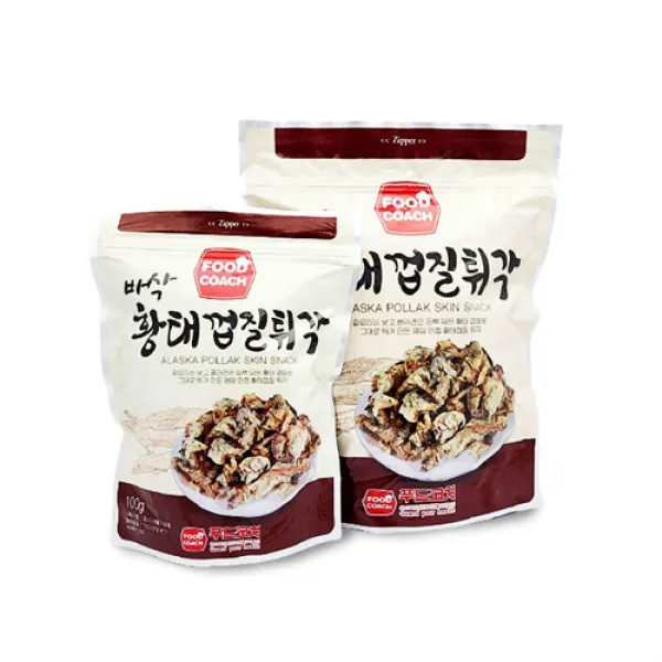  Dream 바삭바삭!! 황태껍질튀각 다이어트 콜라겐 간편 안주 간식 100g 1개