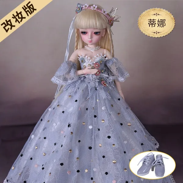 장난감인형 도리스 케이티 BJD 옷을갈아입다 리얼 45CM 관절 여자아이 프린세스 2583503298, 티나 화장 수정판 45cm 케이티 인형 _