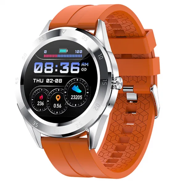 웨어러블스마트워치 스포츠/만보기/통화 42mm, 오렌지