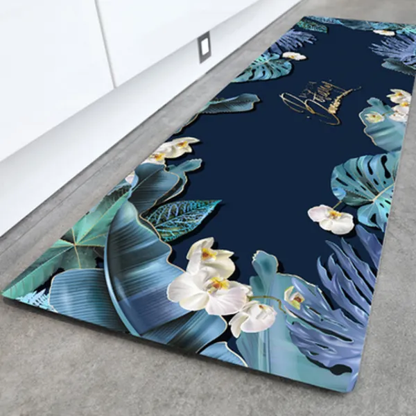 Deliken 주방 발매트 가벼운 주방의 매트 가정용 PVC 미끄럼 방지 오일 ST-000044476, 04 싱글 바인더: 45x180cm