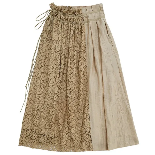 MURMURMI 디자이너 손수 블로킹 더러워지다 드로스트링 디자인 감각 받다 배합