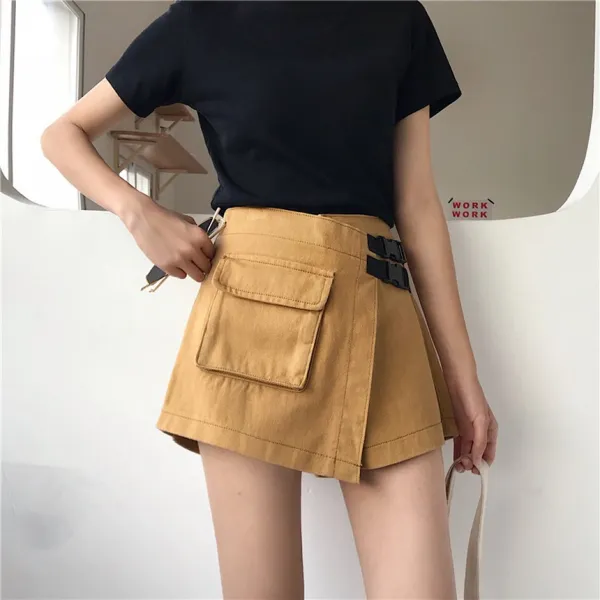 디에프 여성 여자 포켓스트랩 치마바지 여름신상 데일리룩