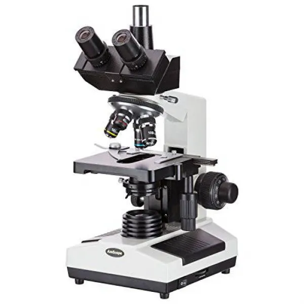 Amscope T390 의사 수의 진료소 생물학 Trinocular 화합물 현미경 40x 1000 상세내용참조