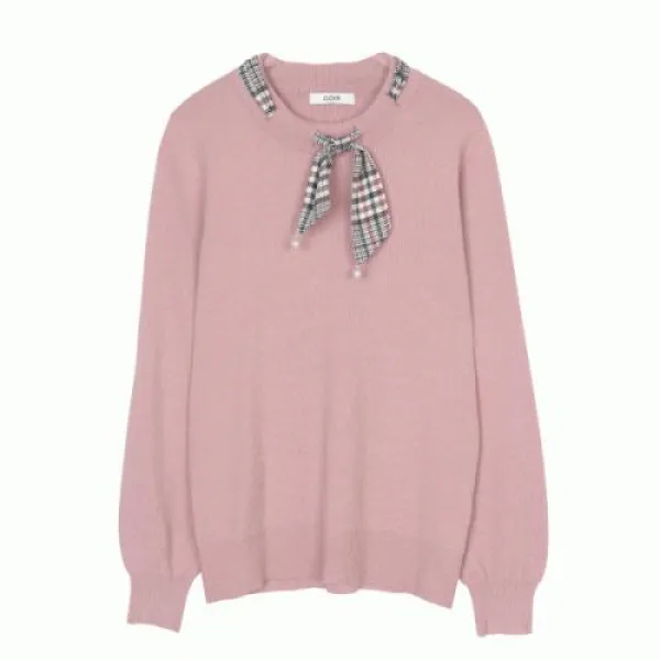 [엔터식스]클라비스 스카프타이 풀오버(2colors)CVKR94T09M