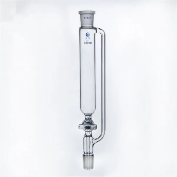 [해외] 1 ML 2429 조인트 랩 압력 균등화 드롭 깔때기 기둥 (유리 스톱 콕 포함), 상세내용표시