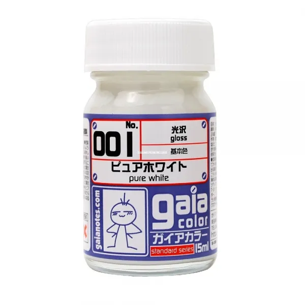 [AAY_7836963] (추가구매 니퍼(선택) : D-1 베이비 니퍼) (gaia_001) 퓨어 화이트 15ml 간담프라모델 MG건프라 락카 건담모형 MG급건담, D-1 베이비 니퍼