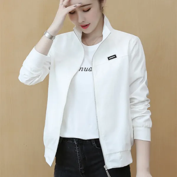 바이나우 봄 가을 하프코트 여성 상의 2019 초가을 와이드 점퍼 캐주얼 야구복 Xwt48 봄가을 코트