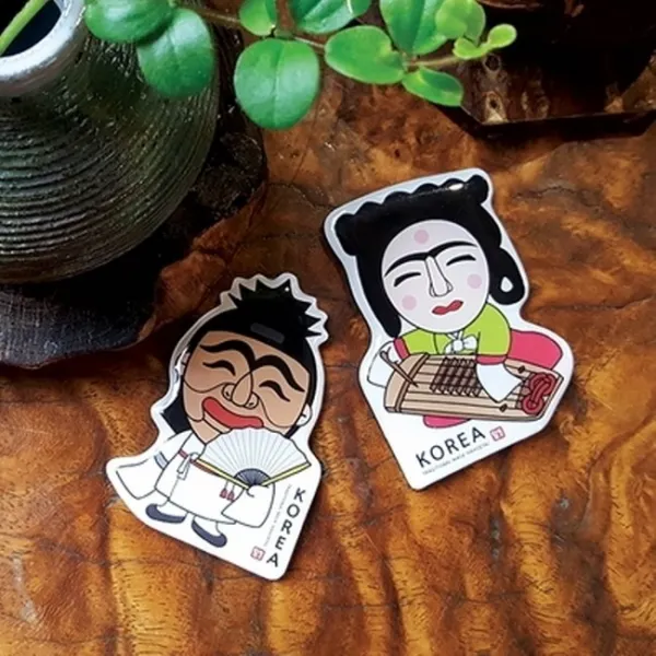 CoCoPink / 탈바가지 자석 양반탈, 단일 출판사