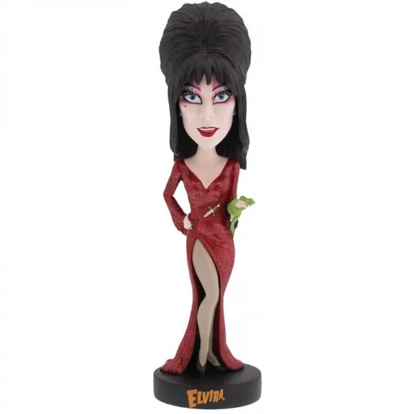 Royal Bobbles Elvira 다크 버블 헤드의 여주인-한정판 빨간 드레스 버전