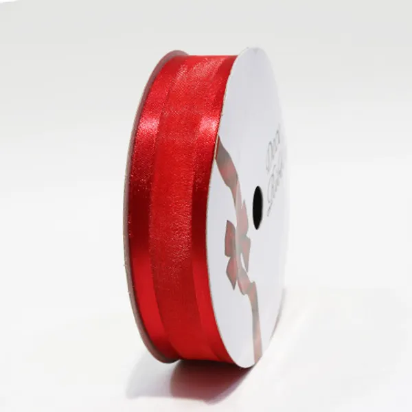 금비 오간디B 두줄오간디(25mm*15m)(사은품 증정 행사중), OB#18 적색, 15m