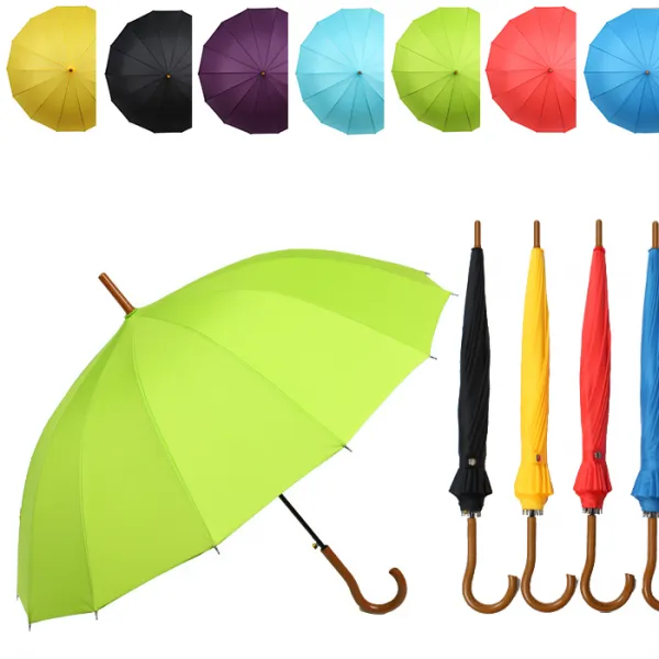 초등 학생 고학년 장우산 컬러 심플 무지 튼튼한 우산