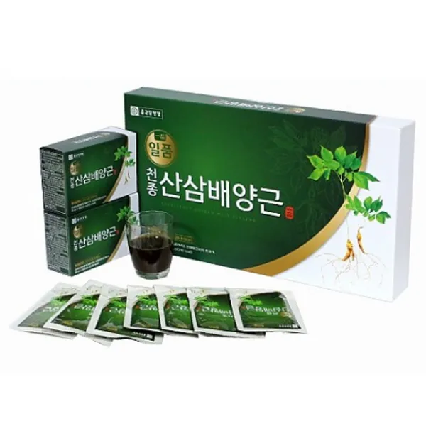 종근당 천종산삼배양근 홍삼 천궁 숙지황+쇼핑백 70ml 30포, 1set (30입)