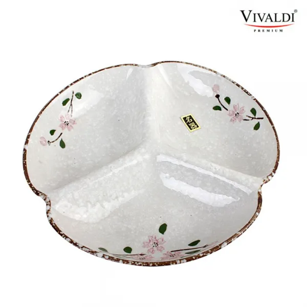 ksw86859 비발디 더블룸3칸나눔접시 (소) 플레이 fd494 이쁜그릇, 1