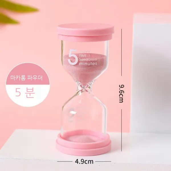 시간 깔때기 카운트다운 모래병 낙상 방지 학습 3분 모래시계학생이 자율적으로 문제를 풀도록 관리하다.