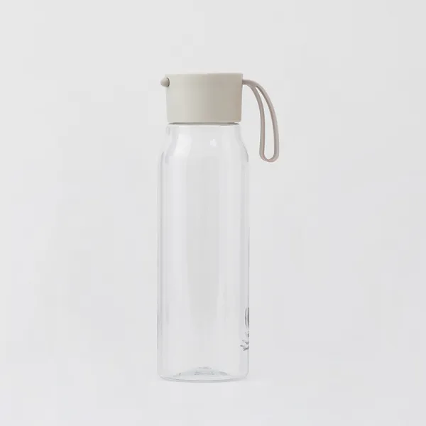 춘림 현물 플라스틱 물컵 누출 방지 주전자 Tritan 휴대용 물컵 간편하다 핸드컵 심플한 운동 물컵, 백색, 550ml