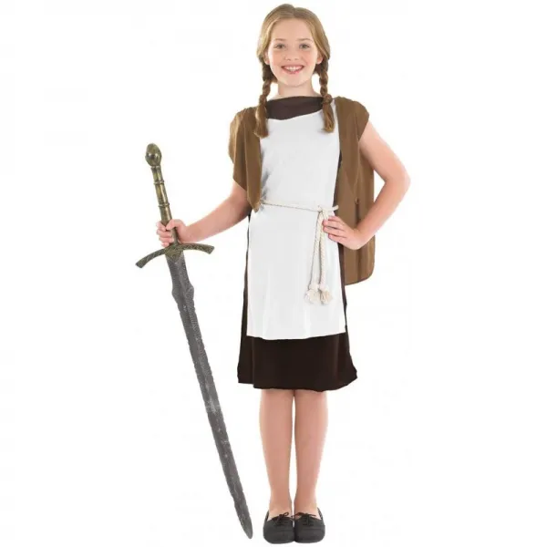 재미 판잣집 바이킹 소녀 어린이© © 의상 단일상품