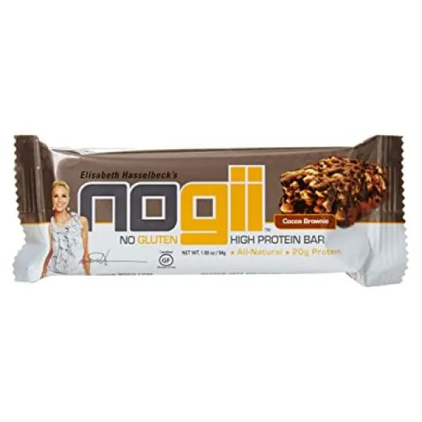 NoGii High Protein Nutritional Bar Cocoa Brownie 12 Count, One Color_One Size, One Color_One Size, One Color_One Size