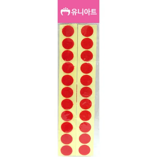 출산 완구nitv 꾸미기재료pcbaf 41118 만들기재료 만들기패키지 엄마와만들기 육아 빨강 어린이집만들기 기타언어 학습완구 429 원형찍찍이 언어 매트 교육용재료 유니아트