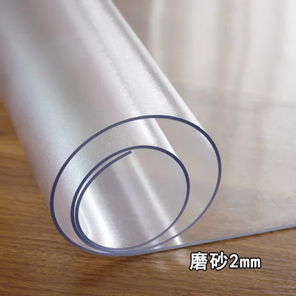 바닥보호매트 투명 바닥매트 PVC 문매트 플라스틱러그 목 막 입문 응접실이 있다 가정용 방수 미끄럽다 패드, 140*140cm