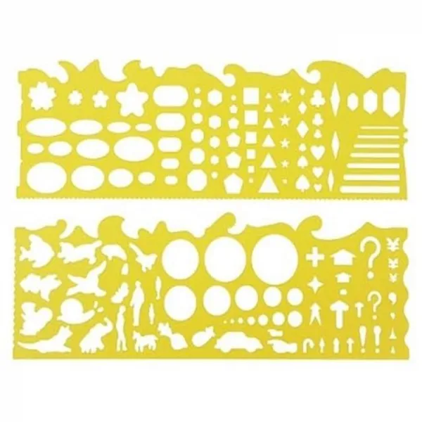 삼각자 산키스 템플레이트 기타 No.81 종합2매조 46002 모양자 자 콩심 본상품선택_dh