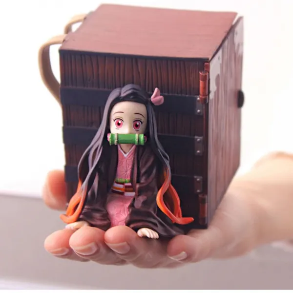 귀멸의칼날 레진피규어 LED 무드등 42cm 대형 네즈코 귀살대 카마도탄지로 렌코쿠쿄주로 반프레스토렌고쿠 젠이츠 무이치로 무한열차 매직큐브 애니메이션 외 16종, C. 높이 9cm 개