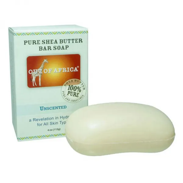 Out of Africa 퓨어 시어 버터 바 솝, 113g, 1개, Unscented