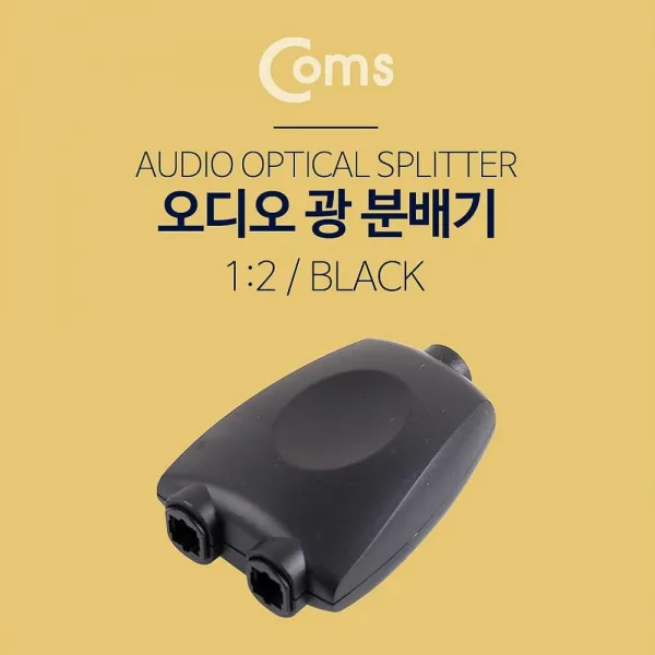 유어드림하우스 Coms 오디오광 Optical 분배기 1대2 젠더형 Toslink F 광통신 관련장비, 해당상품