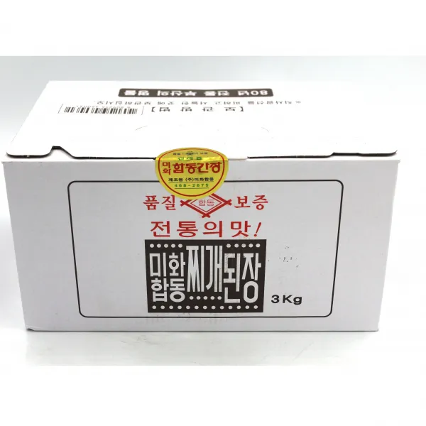 미화합동 찌개 된장 3kg 1개, 1box