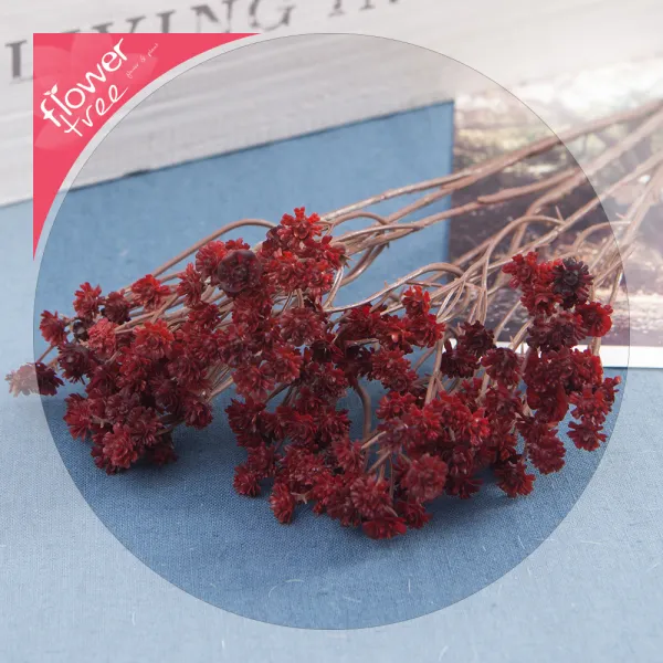 감성인테리어 예쁜 조화 모음 180종 / 플트 조화꽃 B B33.가을안개가지 50cm 레드
