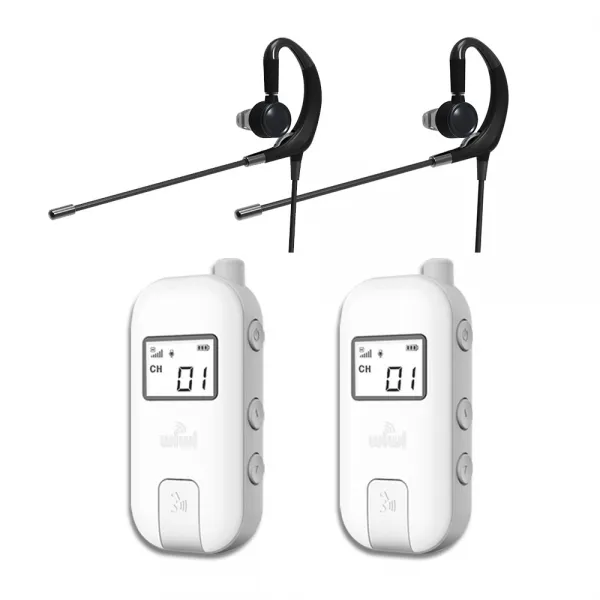WIWI/위위/양방향 무선 송수신기/SH-350 2대세트/인터컴/여행용 가이드/4자동시 통화가능/근거리/송 수신기겸용/공장견학송수신기/, SH-350M블랙(900MHz)