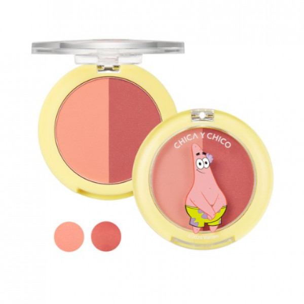 치카이치코 원해피 원터치 뺨뺨 듀오 블러셔 5g, 아임레디, 4개