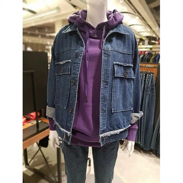 겟유즈드 Ak수원점 겟유즈드 여아웃포켓 데님자켓 Akns Dua502m