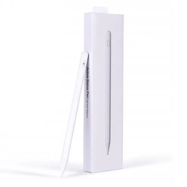 짭플펜슬 Bonola 업그레이드 액티브 스타일러스 펜 iPad 프로 11/10.3/10.5/12.9/9.7 우발적 터치 자기 용, 한개옵션1, 01 White