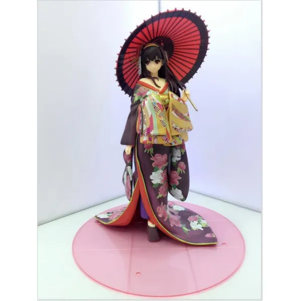 ANIPLEX 행인 여성 주 의 기르다 방법 가스미가오카 시우 기모노 선배 애니메이션 진열 장식품, 하이 대략 18cm 기모노 가스미가오카 시우