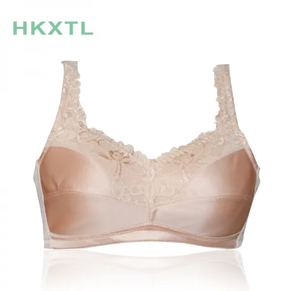 HKXTL 무강권의유방 브라 가슴 가슴 유방 브래지어 수술 후 브라 성인 야미 유방 속옷 1511 피부톤 80B, 단일상품
