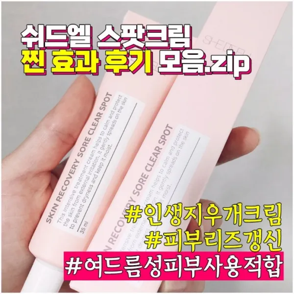 감춰놓은 피부고민들 끝내버릴 쉬드엘 스킨 리커버리 쏘어 클리어 스팟크림, 2개 / 5% 추가할인