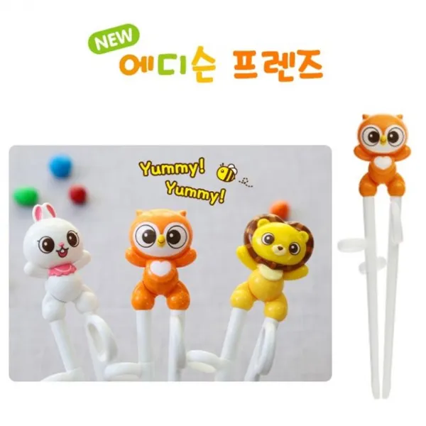 아이엔피 프렌즈 젓가락 1단계 부엉이 malgmine 아동 어린이, malgmine 본상품선택