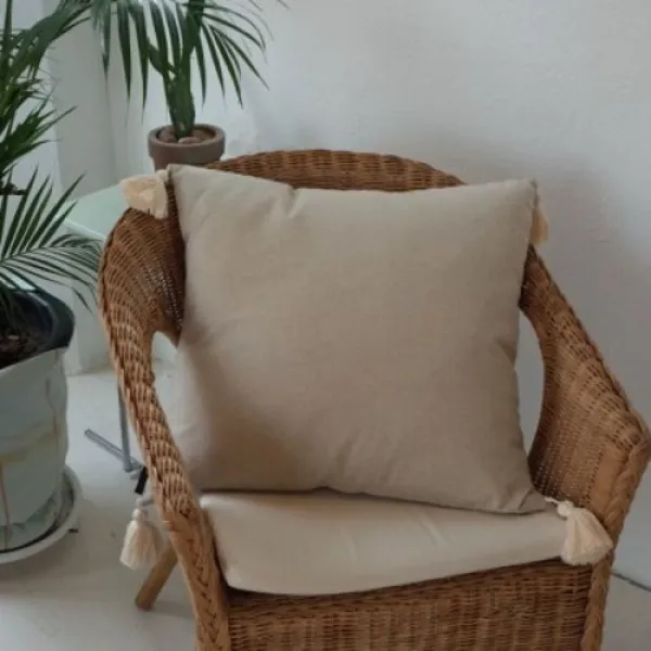 [텐바이텐] Basic Linen Tassel, 커버+방석솜