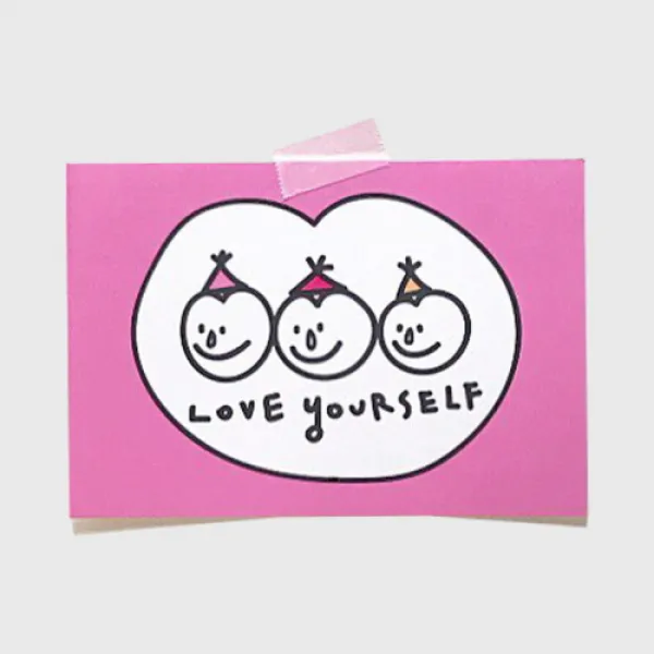 [바보사랑]사심굿즈 엽서 love yourself